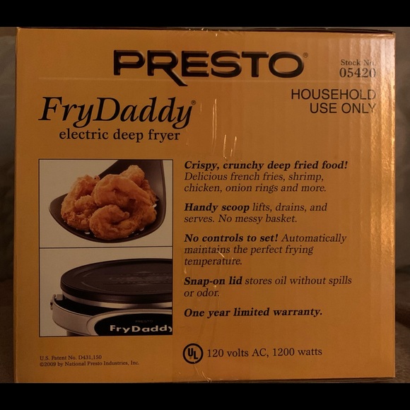 Presto Fry Daddy Electric Deep Fryer - Picture 4 of 4